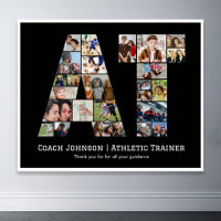 Athletic Trainer AT Retirement Photo Collage