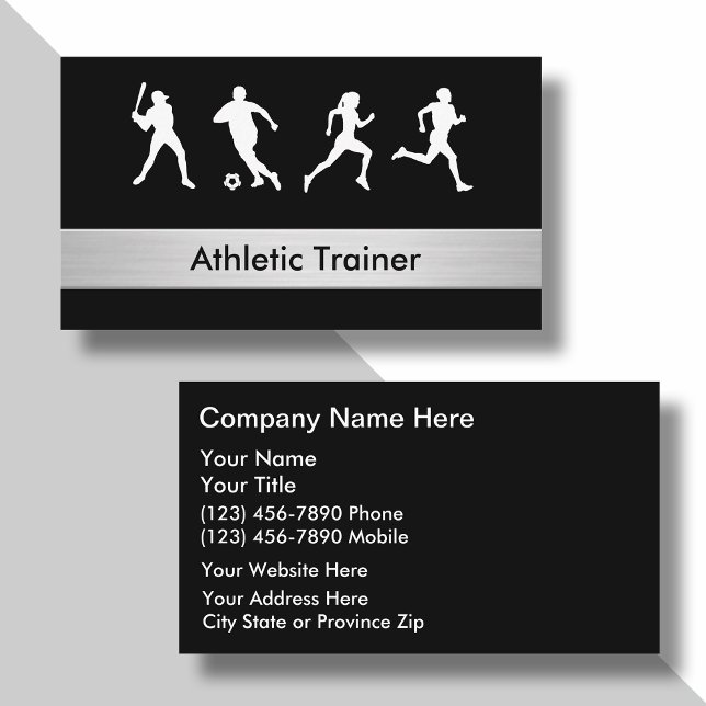 Athletic Trainer Business Cards (Creator Uploaded)