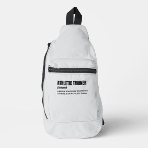 Athletic Trainer Humor Definition Sling Bag