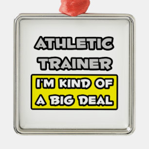 Athletic Trainer .. I'm Kind of a Big Deal Metal Ornament