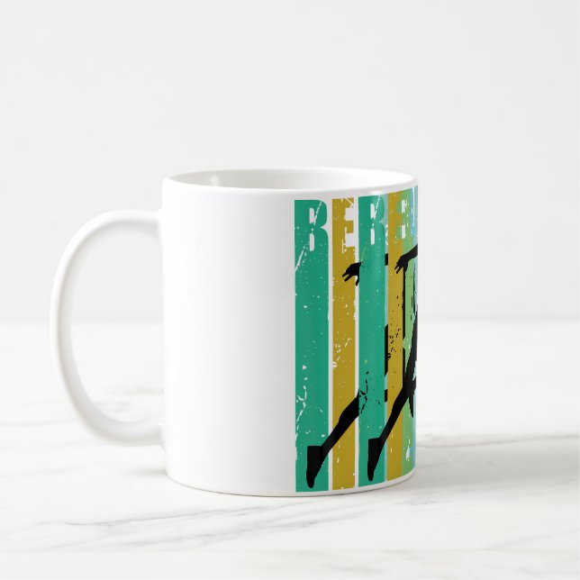 Athletics Sprinting Boys Running Runner Run Race Coffee Mug (Left)