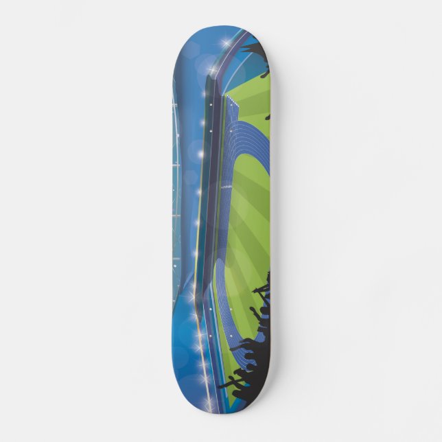 Athletics Stadium Skateboard (Front)