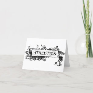 Athletics thank you card