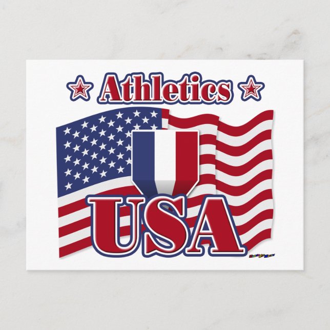 Athletics USA Postcard (Front)