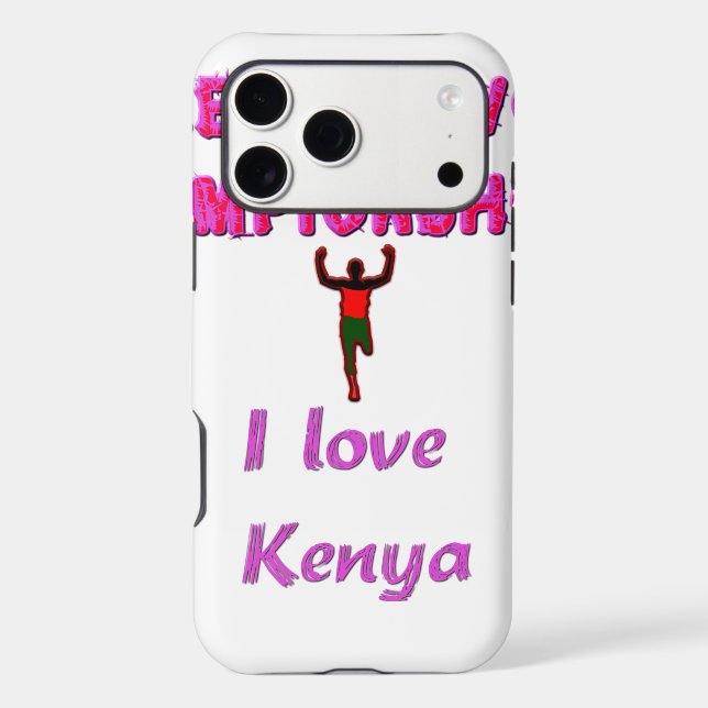 Athletics World Championships Kenya Runner: I Love (Back)