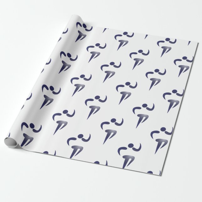 Athletics Wrapping Paper (Unrolled)