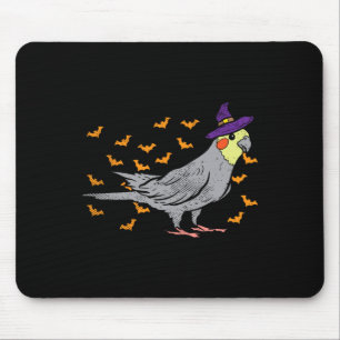 Atiel Bird Witch Hat Halloween Animal Lover Gift Mouse Pad