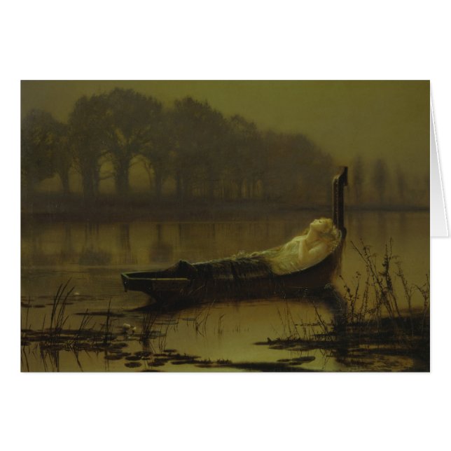 Atkinson Grimshaw Lady of Shalott CC0536 Card (Front Horizontal)