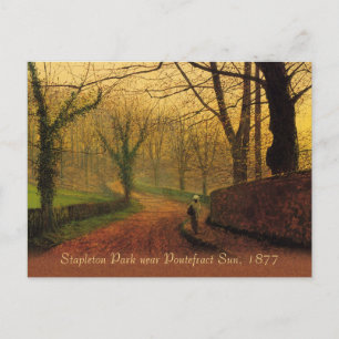 Atkinson Grimshaw Stapleton Park 1877 CC0083 Postcard