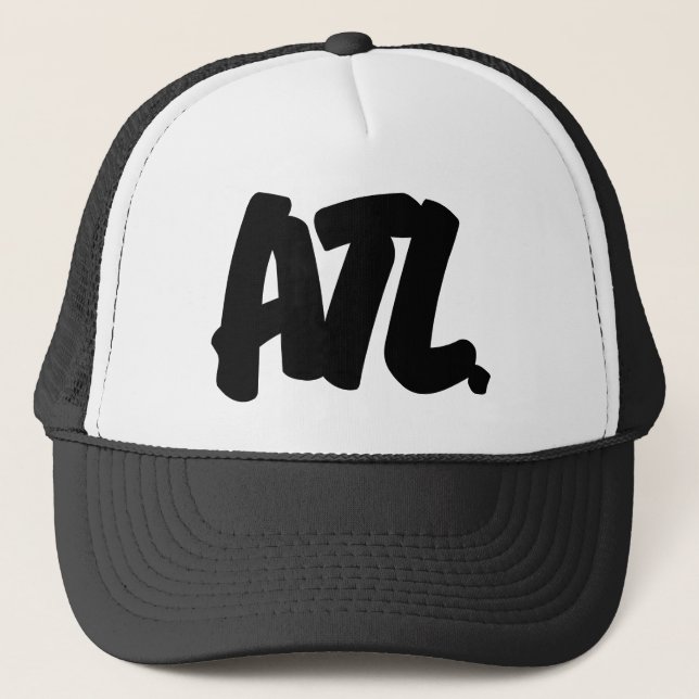 ATL Letters Trucker Hat (Front)