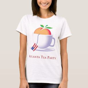 ATL Tea Party Peach Logo T-Shirt