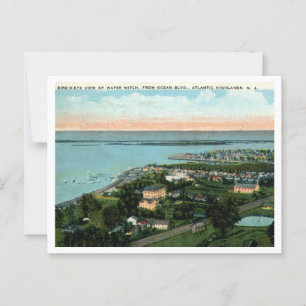 Atlangtic Highlands NJ, 1930s, Water Witch Postcard