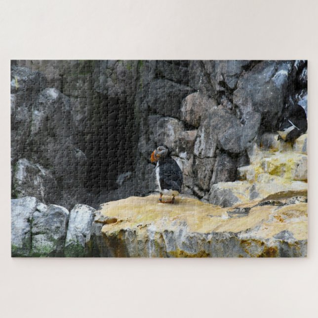 Atlanic Puffins. Jigsaw Puzzle (Horizontal)