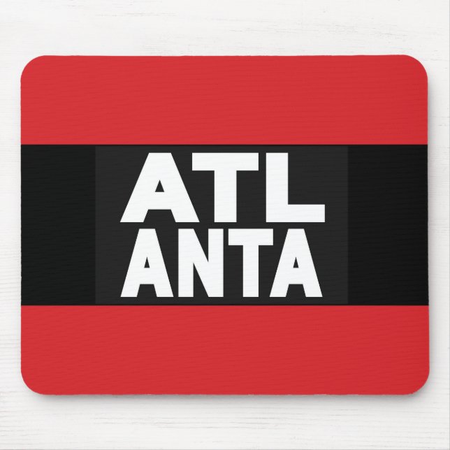 Atlanta 2 Red Mouse Pad (Front)