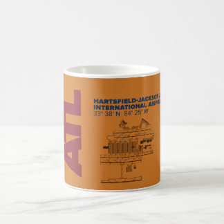 Atlanta Airport (ATL) Diagram Mug