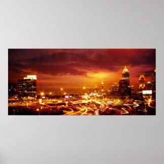 Atlanta at Dusk Poster