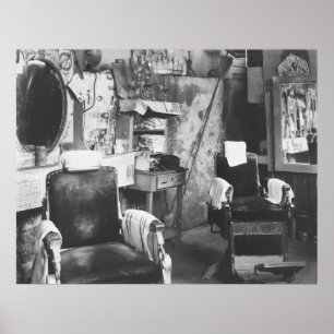 Atlanta Barber Shop: 1936 Poster