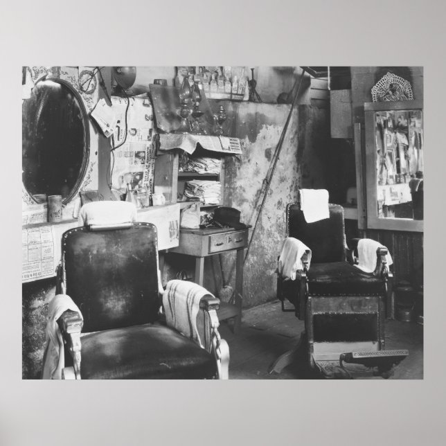 Atlanta Barber Shop: 1936 Poster (Front)