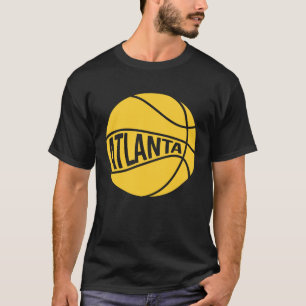 Atlanta Basketball Retro City Georgia State B Ball T-Shirt