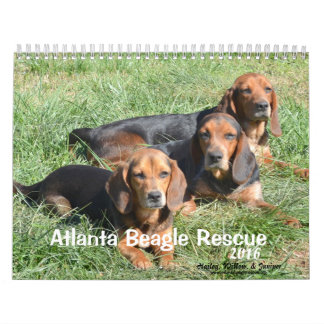 Atlanta Beagle Rescue 2016 Calendar