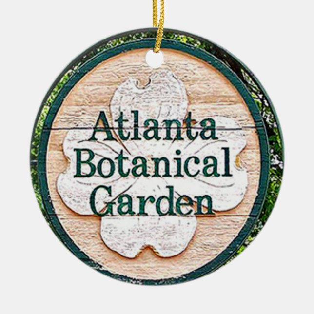 Atlanta Botanical Garden Christmas Ornament (Front)