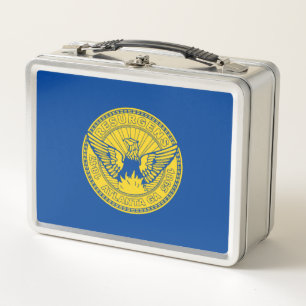 Atlanta city flag metal lunch box