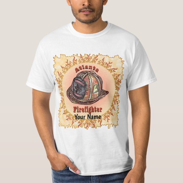 Atlanta Firefighter t-shirt (Front)