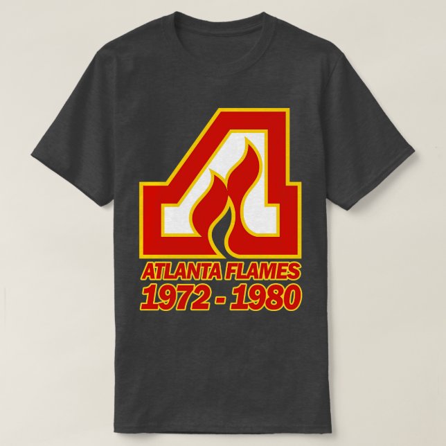 Atlanta Flames 1972 1980 TShirt (Design Front)