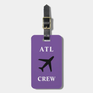 Atlanta Flight Crew Bag Tag