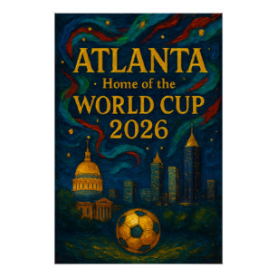 Atlanta Football Elegant Artwork 2026 Poster