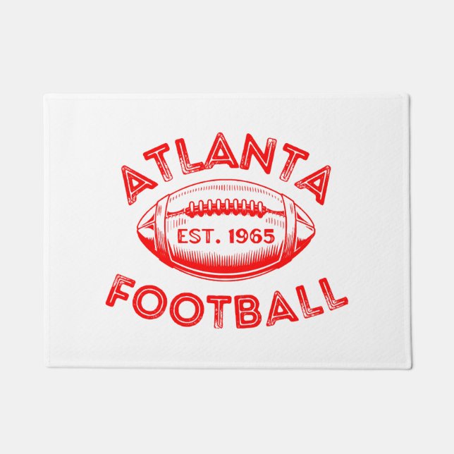 Atlanta Football Vintage Style  Doormat (Front)