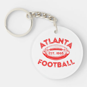 Atlanta Football Vintage Style Key Ring