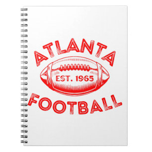 Atlanta Football Vintage Style Notebook