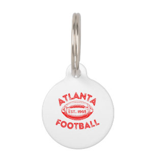 Atlanta Football Vintage Style Pet Tag