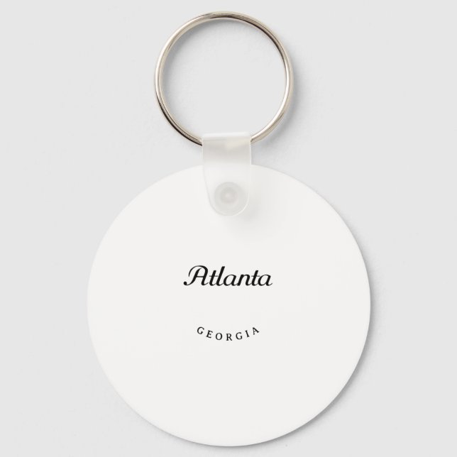 Atlanta GA  Key Ring (Front)