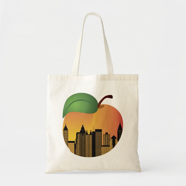 Atlanta Georgia and Peach Bag (Front)