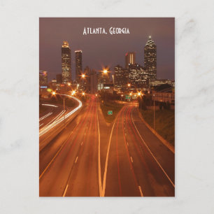 Atlanta Georgia at Dusk Postcard