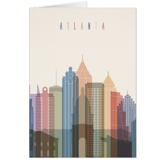 Atlanta, Georgia | City Skyline (Front)