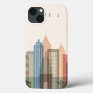 Atlanta, Georgia City Skyline iPhone 13 Case