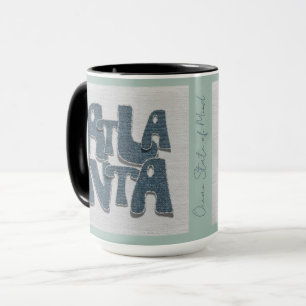 Atlanta Georgia Denim Mug