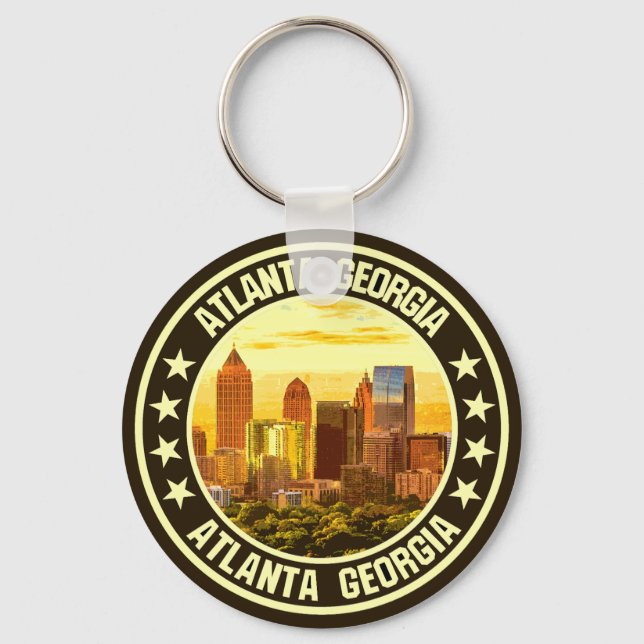 Atlanta Georgia                                    Key Ring (Front)