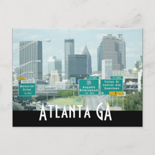 atlanta georgia postcard