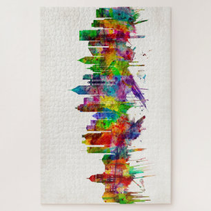 Atlanta Georgia Skyline Jigsaw Puzzle