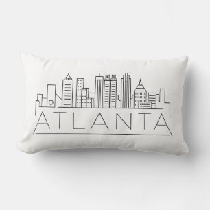 Atlanta ,Georgia Skyline Lumbar Cushion