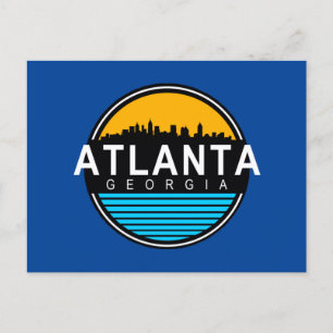 Atlanta Georgia Skyline Postcard