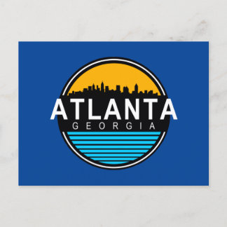 Atlanta Georgia Skyline Postcard