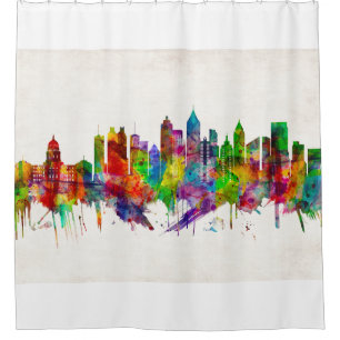 Atlanta Georgia Skyline Shower Curtain