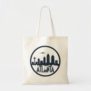 Atlanta Georgia Skyline Tote Bag