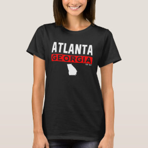 Atlanta Georgia Sports Old Retro Vintage ATL Homet T-Shirt