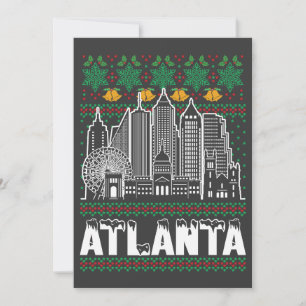 Atlanta Georgia Ugly Christmas Invitation